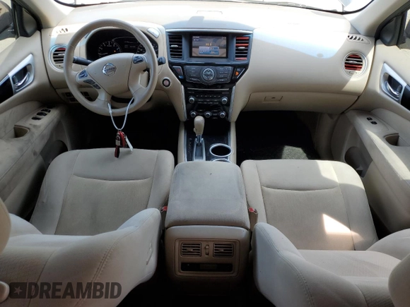 2014 Nissan Pathfinder Platinum with VIN 5N1AR2MNXEC652170, listed as a Copart auction lot 54186825 with 186,377 mi miles and Salvage title. Bid and sale history available at DreamBid. Image 8.