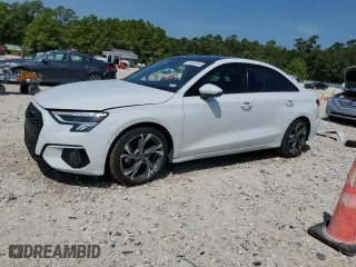 2022 Audi A3 Premium Plus with VIN WAUBUDGYXNA099084, listed as a Copart auction lot 69888054 with 19,235 mi miles and Salvage Title. Bid and sale history available at carsss.com. Image 1.