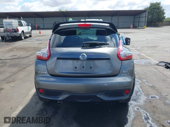 2015 Nissan Juke S with VIN JN8AF5MRXFT513258, listed as a IAAI auction lot 42213721 with 91,972 mi miles and . Bid and sale history available at DreamBid. Image 16.
