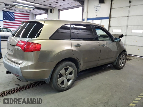 2009 Acura MDX Sport/Entertainment Pkg with VIN 2HNYD28849H001149, listed as a Copart auction lot 87007994 with 151,488 mi miles and Salvage Title. Bid and sale history available at carsss.com. Image 3.