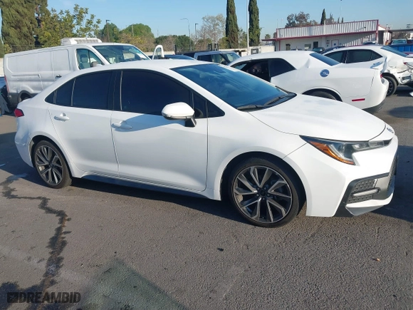 2021 Toyota Corolla SE with VIN 5YFS4MCE2MP068307, listed as a IAAI auction lot 41838172 with 82,638 mi miles. Bid and sale history available at carsss.com. Image 13.