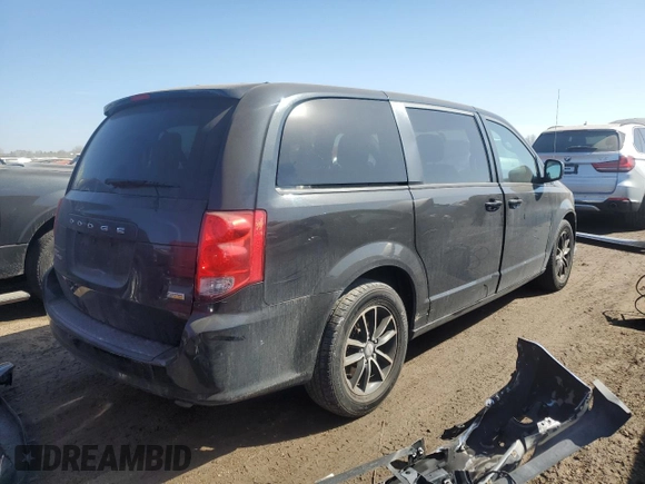 2018 Dodge Grand Caravan SE Plus with VIN 2C4RDGBG6JR248453, listed as a Copart auction lot 48735775 with 99,005 mi miles and Salvage Title. Bid and sale history available at DreamBid. Image 3.