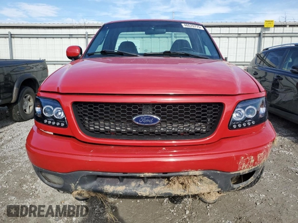 2002 Ford F-150 with VIN 2FTRF08292CA22313, listed as a Copart auction lot 46570775 with 162,051 mi miles and Salvage title. Bid and sale history available at DreamBid. Image 5.