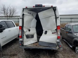 2016 Ram ProMaster Cargo Van with VIN 3C6TRVDG6GE137525, listed as a Copart auction lot 83374894 with 0 mi miles and Clean Title. Bid and sale history available at carsss.com. Image 6.