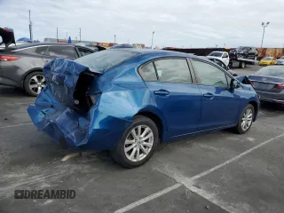 2012 Honda Civic EX with VIN 2HGFB2F80CH541919, listed as a Copart auction lot 53491455 with 82,122 mi miles and Salvage Title. Bid and sale history available at DreamBid. Image 3.