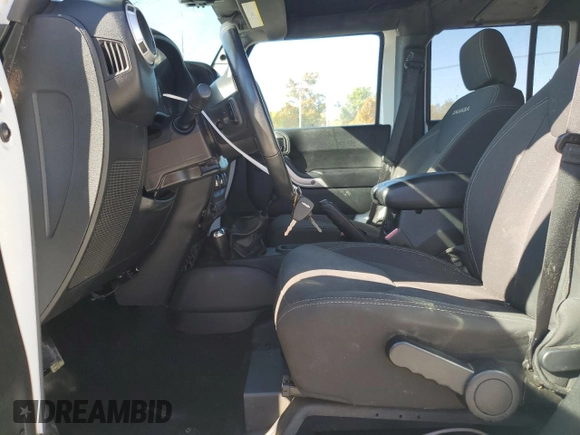 2018 Jeep Wrangler Unlimited Sahara with VIN 1C4BJWEG3JL834357, listed as a Copart auction lot 76314644 with 63,458 mi miles and Non repairable. Bid and sale history available at DreamBid. Image 7.