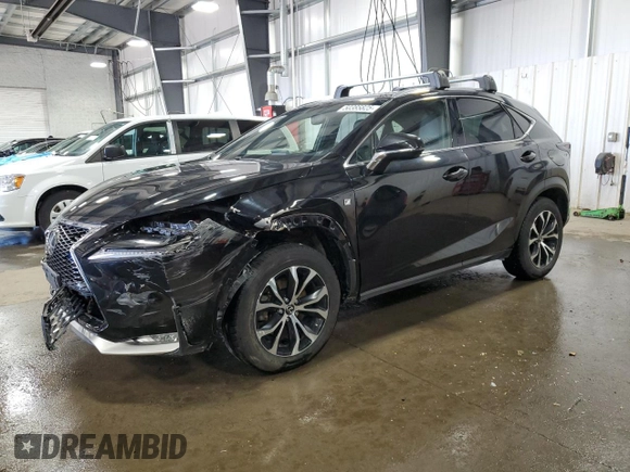 2015 Lexus NX 200t with VIN JTJBARBZ2F2027524, listed as a Copart auction lot 50385825 with 123,195 mi miles and Salvage Title. Bid and sale history available at DreamBid. Image 1.