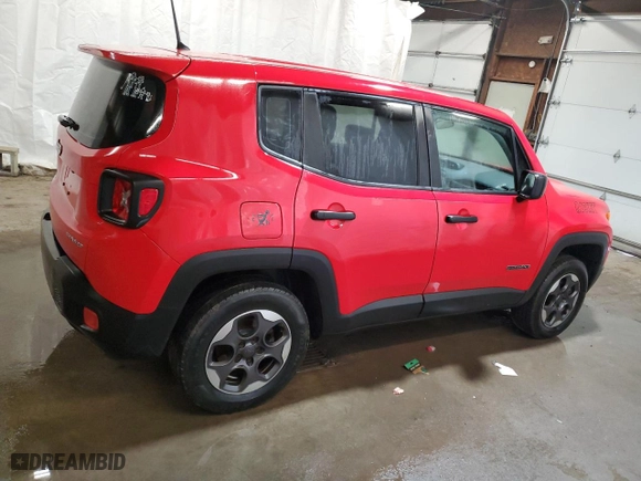 2015 Jeep Renegade Sport with VIN ZACCJBAH0FPB61440, listed as a Copart auction lot 56646144 with 115,687 mi miles. Bid and sale history available at carsss.com. Image 3.