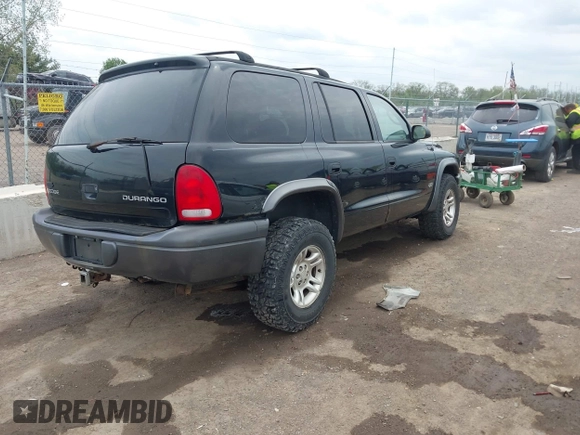 2002 Dodge Durango Sport z VIN 1B4HS38N02F193570, wystawiony jako IAAI lot #42138656 z przebiegiem 161 411 mil mil oraz . Historia ofert i sprzedaży dostępna na DreamBid. Obrazek 4.