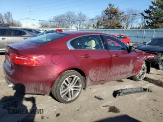 2017 Jaguar XE 35t Premium with VIN SAJAJ4BV6HA972095, listed as a Copart auction lot 43234925 with 57,599 mi miles and Salvage Title. Bid and sale history available at carsss.com. Image 3.