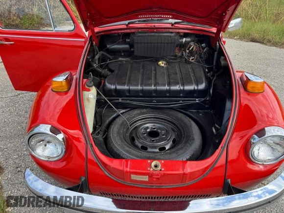 1972 Volkswagen Beetle with VIN 1122258929, listed as a Copart auction lot 42211185 with 50,758 mi miles and Clean Title. Bid and sale history available at DreamBid. Image 9.