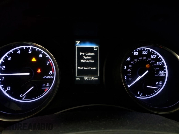 2020 Toyota Camry LE with VIN 4T1C11AK9LU939110, listed as a Copart auction lot 46349425 with 80,550 mi miles and Salvage Title. Bid and sale history available at carsss.com. Image 9.