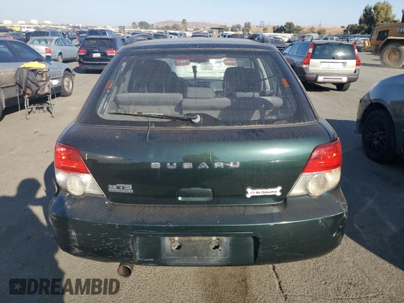 2004 Subaru Impreza TS с VIN JF1GG65534H815453, выставлен на аукционе Copart как лот 72680284 с пробегом 125 277 миль миль и Списание • Salvage title. История ставок и продаж доступна на DreamBid. Изображение 6.