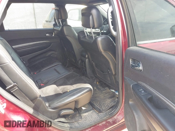 2018 Dodge Durango GT with VIN 1C4RDJDG0JC386749, listed as a IAAI auction lot 42196900 with 92,893 mi miles and . Bid and sale history available at DreamBid. Image 8.