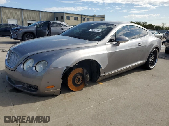 2006 Bentley Continental GT GT z VIN SCBCR63W76C037174, wystawiony jako Copart lot #79240794 z przebiegiem 103 577 mil mil oraz Nie do naprawy. Historia ofert i sprzedaży dostępna na DreamBid. Obrazek 1.