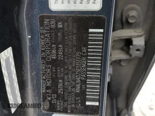 2014 Kia Cadenza Premium with VIN KNALN4D75E5151775, listed as a Copart auction lot 45566005 with 196,311 mi miles and Clean Title. Bid and sale history available at carsss.com. Image 12.