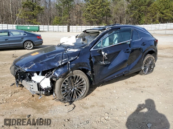 2023 Lexus RX with VIN 2T2BAMBA6PC021109, listed as a Copart auction lot 37147754 with 0 mi miles. Bid and sale history available at carsss.com. Image 1.