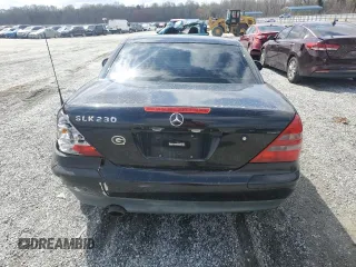 1999 Mercedes-Benz SLK-Class with VIN WDBKK47F2XF102927, listed as a Copart auction lot 50265585 with 184,918 mi miles and Salvage Title. Bid and sale history available at carsss.com. Image 6.
