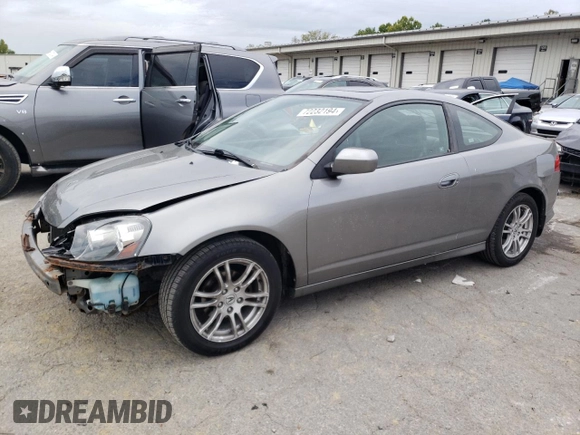 2006 Acura RSX with VIN JH4DC53856S023664, listed as a Copart auction lot 72232194 with 104,474 mi miles and Salvage title. Bid and sale history available at DreamBid. Image 1.