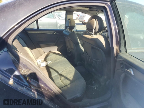2003 Mercedes-Benz C 230 Kompressor with VIN WDBRF40J33F415383, listed as a Copart auction lot 76595584 with Not Provided miles and Salvage Title. Bid and sale history available at DreamBid. Image 10.