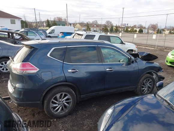 2014 Nissan Rogue SL with VIN 5N1AT2MV1EC849200, listed as a IAAI auction lot 41928886 with 153,467 mi miles. Bid and sale history available at carsss.com. Image 13.
