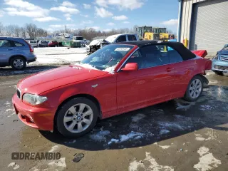 2006 BMW 3 Series 325Ci with VIN WBABW33466PG99531, listed as a Copart auction lot 44598935 with 127,505 mi miles and Salvage Title. Bid and sale history available at carsss.com. Image 1.