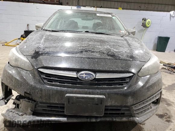 2021 Subaru Impreza with VIN 4S3GKAB68M3604139, listed as a Copart auction lot 88506445 with 54,531 mi miles and Salvage Title. Bid and sale history available at carsss.com. Image 5.
