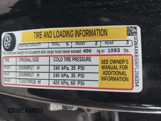 2023 Chevrolet Equinox LT z VIN 3GNAXKEG6PL266354, wystawiony jako IAAI lot #42204833 z przebiegiem 43 551 mil mil oraz . Historia ofert i sprzedaży dostępna na DreamBid. Obrazek 9.