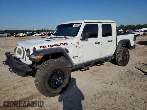 2022 Jeep Gladiator Rubicon with VIN 1C6JJTBG6NL142413, listed as a Copart auction lot 86098244 with 20,750 mi miles and Salvage title. Bid and sale history available at DreamBid. Image 1.