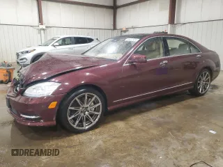 2010 Mercedes-Benz S 550 with VIN WDDNG8GBXAA319852, listed as a Copart auction lot 84672324 with 65,919 mi miles and Salvage Title. Bid and sale history available at DreamBid. Image 1.