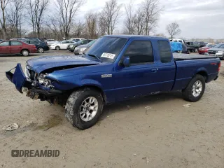 2010 Ford Ranger XLT with VIN 1FTLR4FE3APA27389, listed as a Copart auction lot 46770215 with 115,122 mi miles and Salvage Title. Bid and sale history available at carsss.com. Image 1.