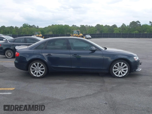 2013 Audi A4 Premium Plus with VIN WAUFFAFL0DN044778, listed as a IAAI auction lot 42063793 with 110,073 mi miles and . Bid and sale history available at DreamBid. Image 13.