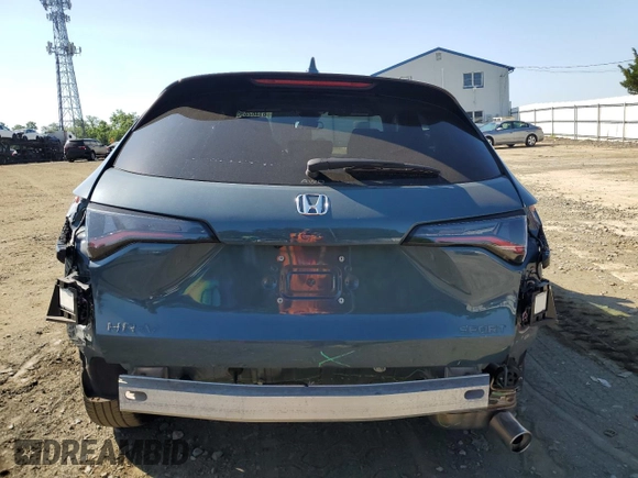2024 Honda HR-V Sport with VIN 3CZRZ2H50RM749426, listed as a Copart auction lot 61462695 with 17,334 mi miles and Salvage title. Bid and sale history available at DreamBid. Image 6.