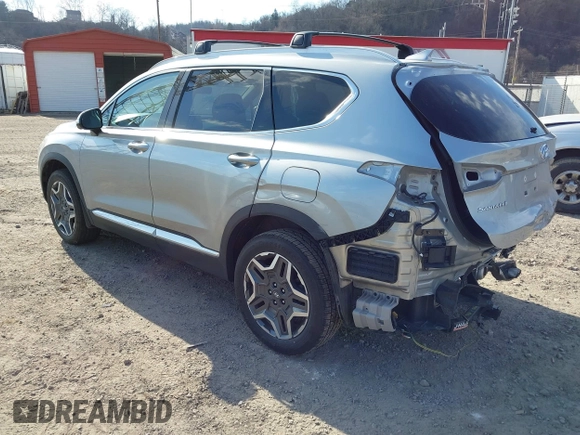 2022 Hyundai Santa Fe Limited with VIN 5NMS4DAL9NH389810, listed as a IAAI auction lot 41810611 with 40,275 mi miles. Bid and sale history available at carsss.com. Image 3.