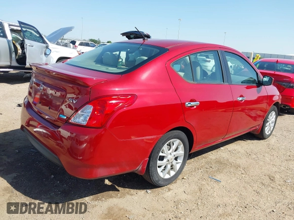 2015 Nissan Versa SV with VIN 3N1CN7AP7FL889199, listed as a IAAI auction lot 41968003 with 97,837 mi miles. Bid and sale history available at carsss.com. Image 4.