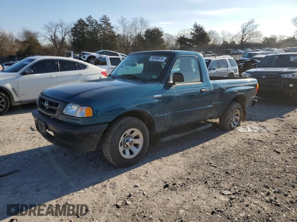 2004 Mazda B-Series 2WD Truck with VIN 4F4YR12D74TM06237, listed as a Copart auction lot 88998615 with 139,820 mi miles and Salvage Title. Bid and sale history available at carsss.com. Image 1.