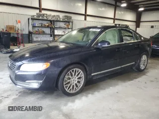 2015 Volvo S80 T5 Drive-E with VIN YV140MAK7F1186187, listed as a Copart auction lot 48611813 with 108,089 mi miles. Bid and sale history available at carsss.com. Image 1.