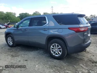 2018 Chevrolet Traverse LS with VIN 1GNERFKW9JJ276499, listed as a Copart auction lot 56007095 with 69,202 mi miles and Salvage title. Bid and sale history available at DreamBid. Image 2.