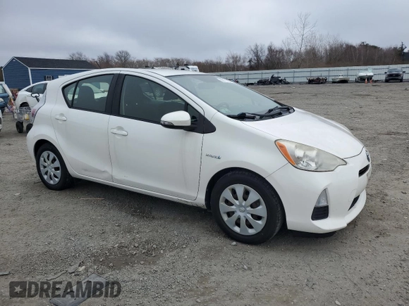 2012 Toyota Prius c One with VIN JTDKDTB30C1521241, listed as a Copart auction lot 50171435 with 182,123 mi miles and Clean Title. Bid and sale history available at carsss.com. Image 4.
