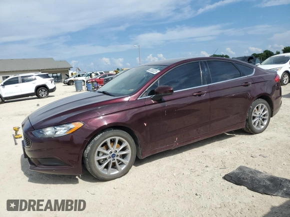 2017 Ford Fusion SE with VIN 3FA6P0H76HR415381, listed as a Copart auction lot 62000325 with 173,319 mi miles and Salvage title. Bid and sale history available at DreamBid. Image 1.