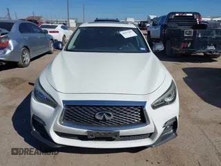 2018 Infiniti Q50 3.0t LUXE with VIN JN1EV7AP5JM355898, listed as a IAAI auction lot 40455903 with 80,812 mi miles. Bid and sale history available at carsss.com. Image 13.