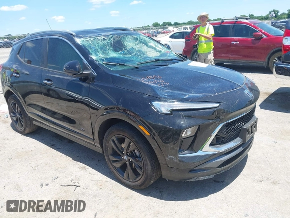 2025 Buick Encore GX Sport Touring with VIN KL4AMDSLXSB084076, listed as a IAAI auction lot 42363340 with Not provided miles and . Bid and sale history available at DreamBid. Image 1.
