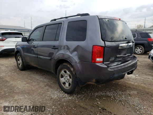 2015 Honda Pilot LX with VIN 5FNYF4H25FB066830, listed as a Copart auction lot 53032695 with 123,208 mi miles and Clean Title. Bid and sale history available at DreamBid. Image 2.