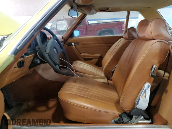 1975 Mercedes-Benz SL with VIN 10704412022665, listed as a Copart auction lot 49290605 with 85,380 mi miles and Clean title. Bid and sale history available at DreamBid. Image 7.
