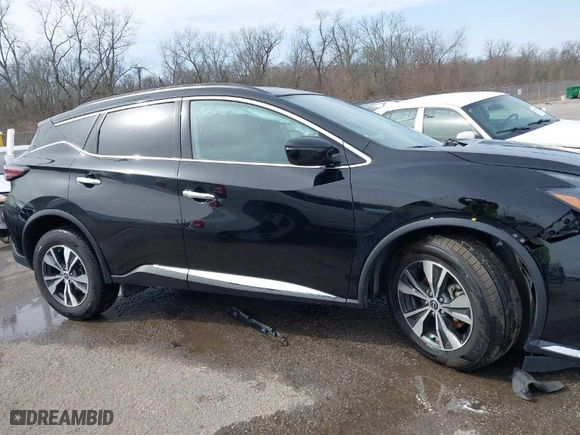 2023 Nissan Murano SV with VIN 5N1AZ2BJ6PC111250, listed as a IAAI auction lot 41567618 with 52,783 mi miles. Bid and sale history available at carsss.com. Image 13.