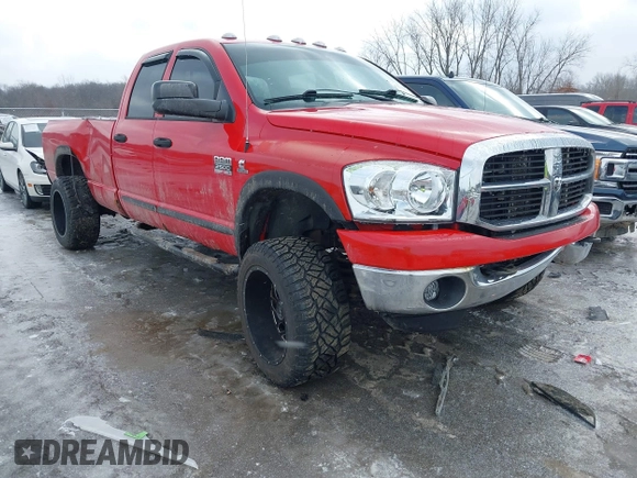 2007 Dodge Ram 2500 SLT with VIN 1D7KS28C17J525897, listed as a IAAI auction lot 41552894 with 426,157 mi miles. Bid and sale history available at carsss.com. Image 1.