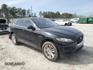 2020 Jaguar F-Pace 30t Prestige z VIN SADCK2GX9LA632858, wystawiony jako Copart lot #44627085 z przebiegiem 60 173 mil mil oraz Szkody całkowita. Historia ofert i sprzedaży dostępna na DreamBid. Obrazek 4.