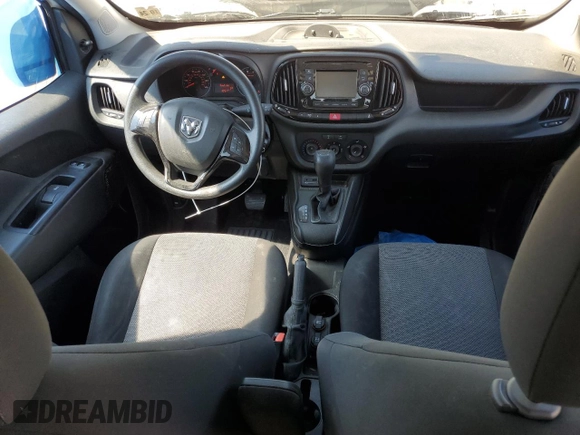 2019 Ram ProMaster City Cargo Tradesman with VIN ZFBHRFAB7K6N51170, listed as a Copart auction lot 49632345 with 137,373 mi miles and Salvage Title. Bid and sale history available at DreamBid. Image 8.