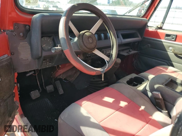 1994 Jeep Wrangler S with VIN 1J4FY19P7RP404873, listed as a Copart auction lot 44501125 with 209,709 mi miles and Salvage Title. Bid and sale history available at carsss.com. Image 8.