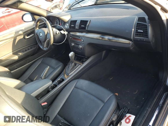 2009 BMW 1 Series 128i with VIN WBAUN13569VH80991, listed as a Copart auction lot 43225685 with 104,652 mi miles and Salvage Title. Bid and sale history available at DreamBid. Image 8.